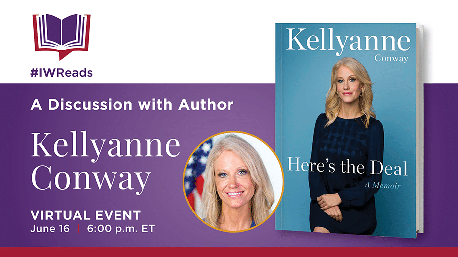 Watch Replay Here: #IWReads Book Club with Kellyanne Conway