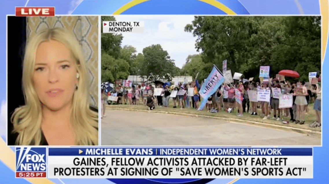 Round Rock, TX Chapter Leader Describes Being Attacked, Spat On By Far-Left Protestors At Save Women’s Sports Act Ceremony