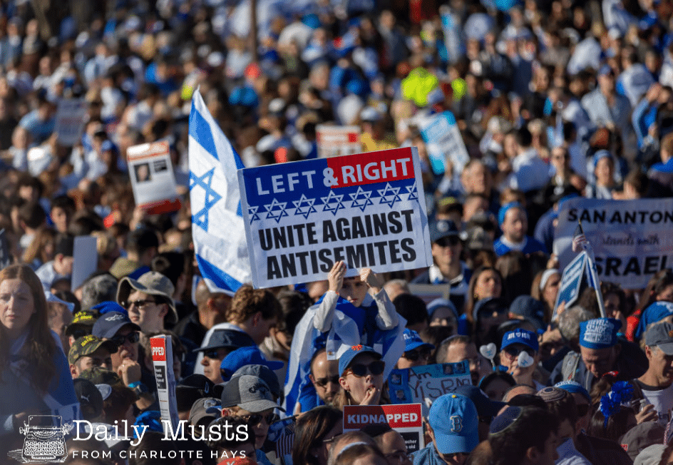 Israel Rally Brought Us Together Yesterday. Is There a New Maggie Thatcher? Ugh: Joe Meets Xi Today & More