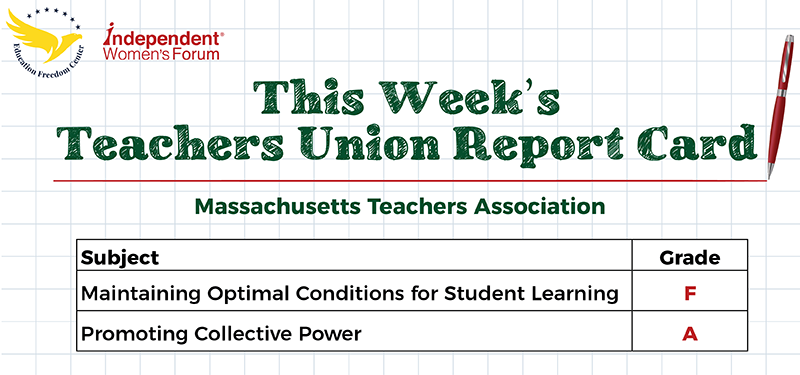This Week’s Teachers Union Report Card : Massachusetts Teachers Association