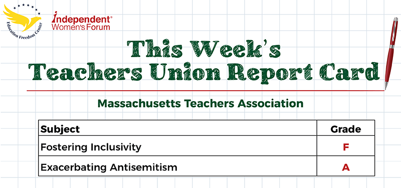 This Week’s Teachers Union Report Card: Massachusetts Teachers Association (MTA) Embraces Antisemitism